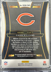 2025 Panini Select Prizm Caleb Williams #DSM-CWS RC Patch